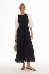 Black Tiered Jumper