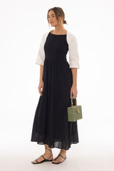 Black Tiered Jumper