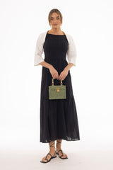 Black Tiered Jumper