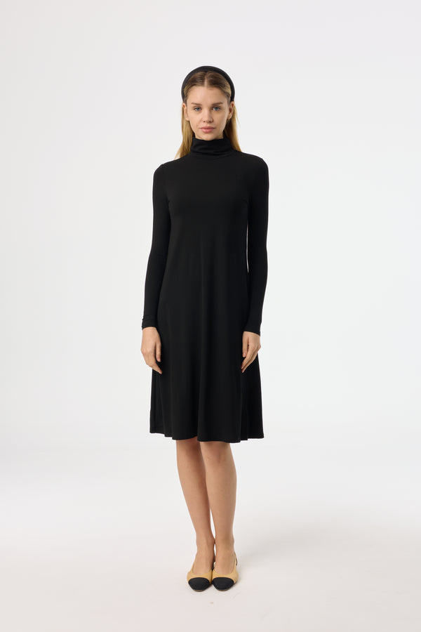 Black Turtleneck Dress