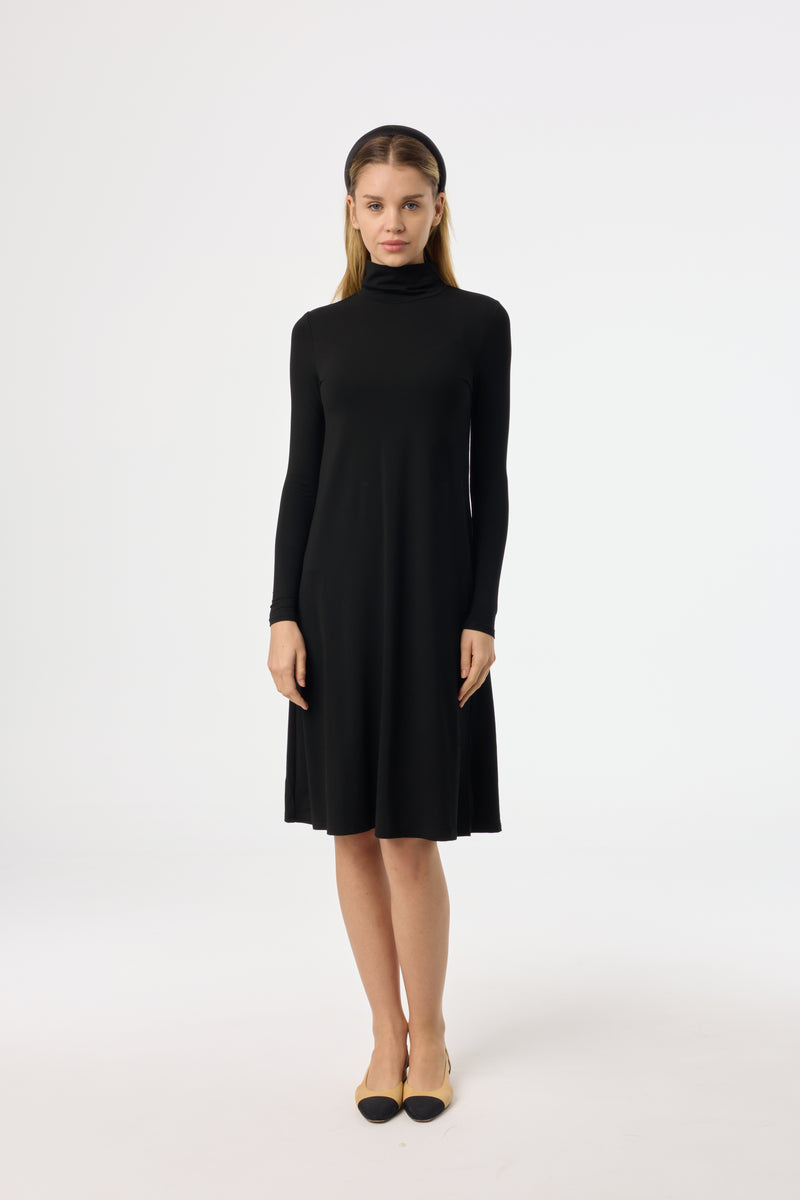 Black Turtleneck Dress