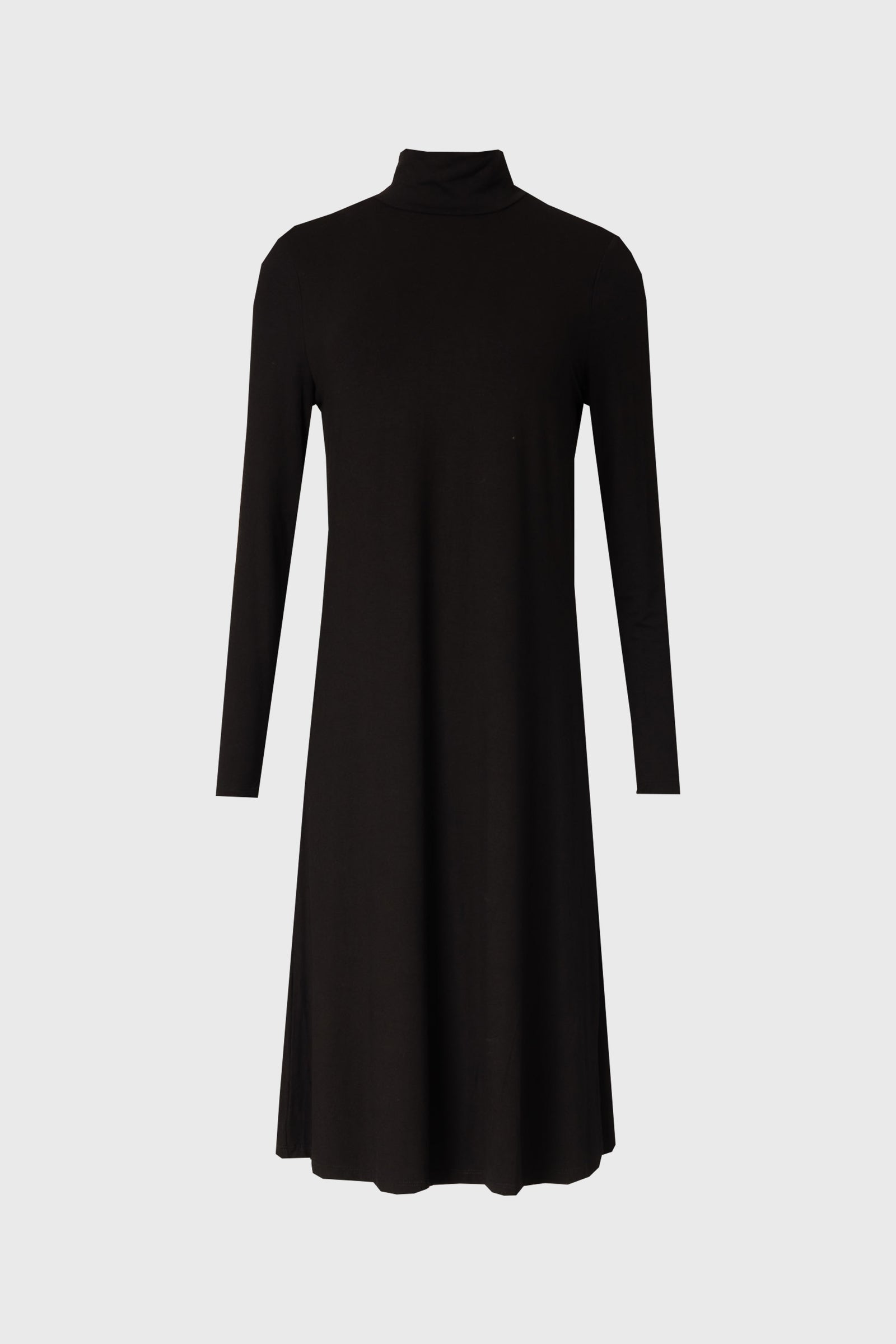 Black Turtleneck Swing Dress BLANK Black Turtleneck Swing Dress BLANK