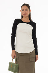 Black Two Tone Signature T-Shirt