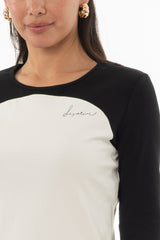 Black Two Tone Signature T-Shirt
