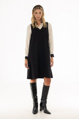 Black Wool Feel Jumper