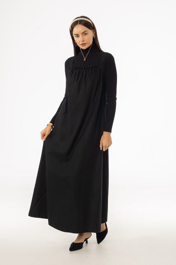 Black Wool Feel Jumper