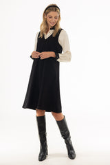Black Wool Feel Jumper