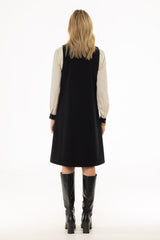 Black Wool Feel Jumper