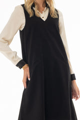 Black Wool Feel Jumper