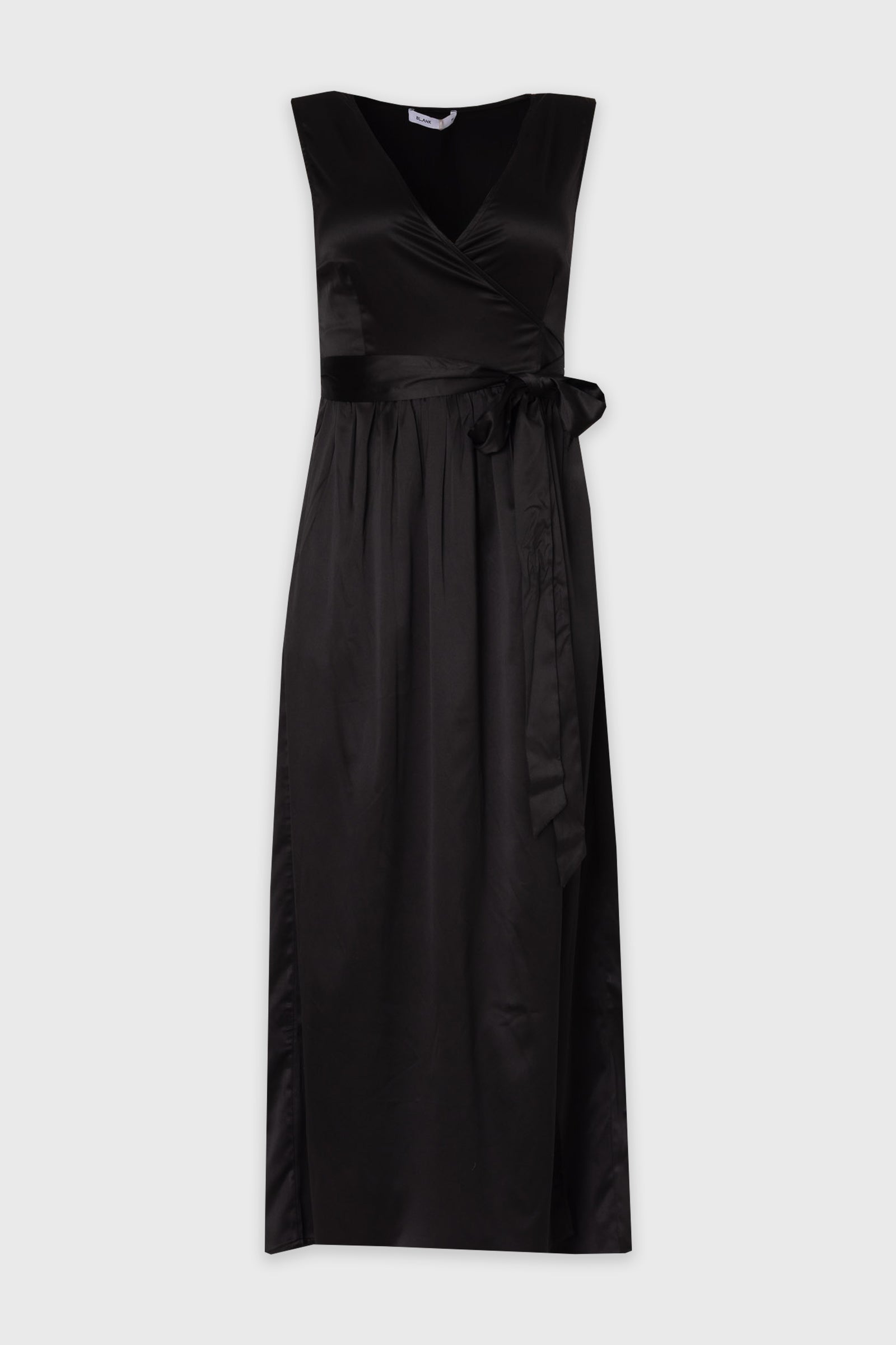 Black Wrap Maxi Jumper BLANK Black Wrap Maxi Jumper BLANK