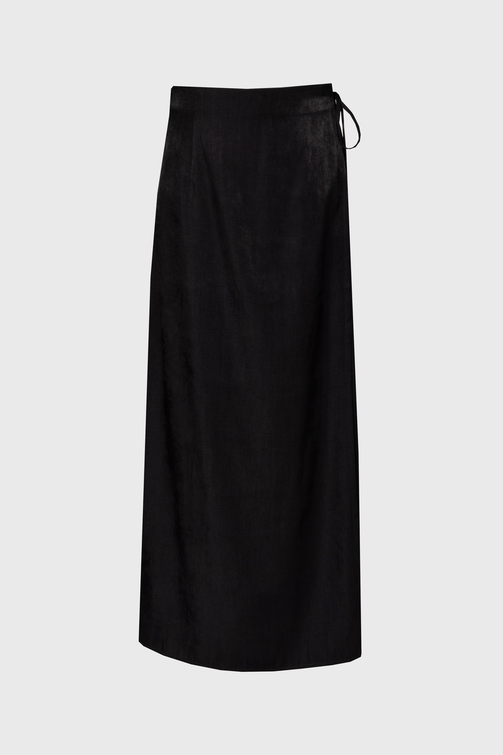 Black Wrap Skirt – BLANK