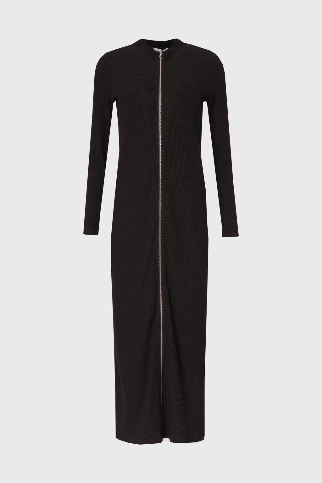 Black Zipper Maxi Dress BLANK Black Zipper Maxi Dress BLANK