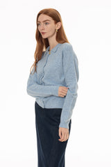 Blue Collar Chunky Knit Cardigan