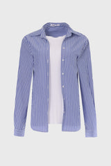 Blue Combo Blouse T-Shirt