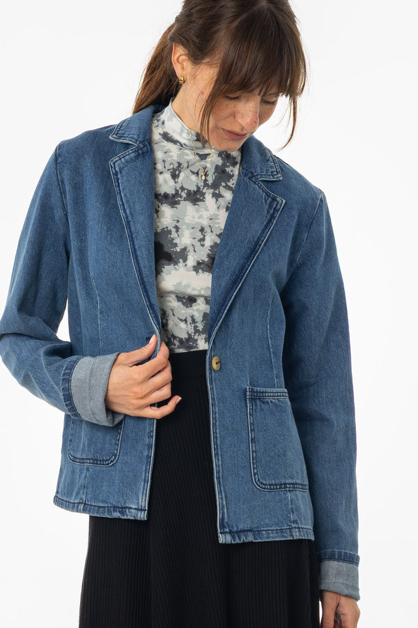 Blue Denim Blazer