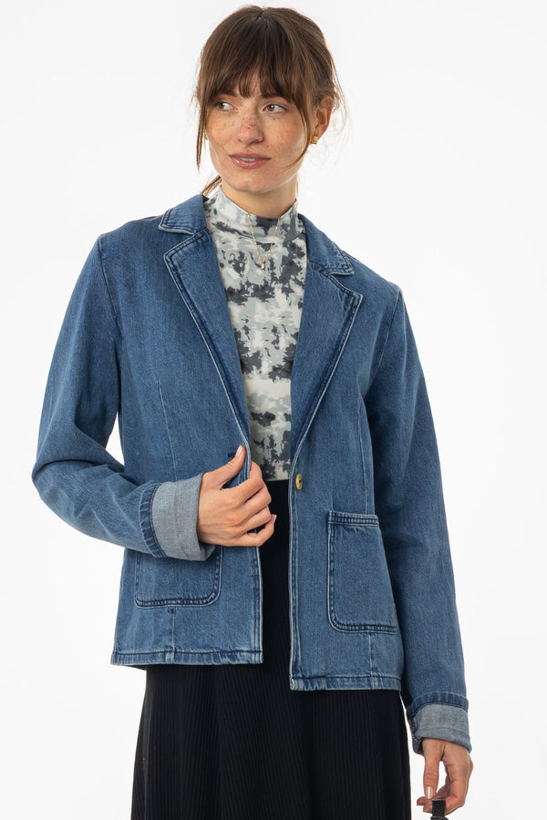 Blue Denim Blazer