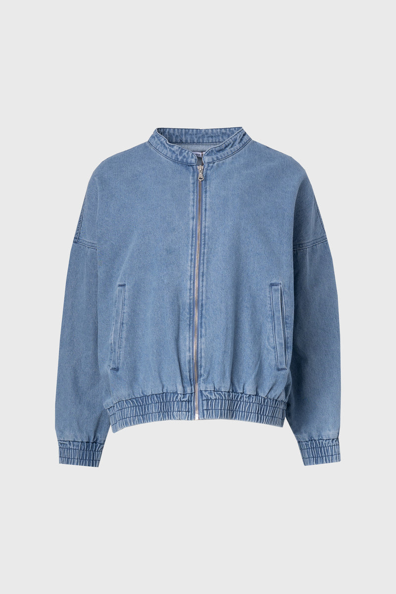 Blue Denim Oversized Jacket