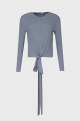 Blue Ribbed Tie T-Shirt