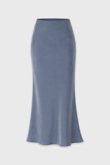 Blue Slip Skirt