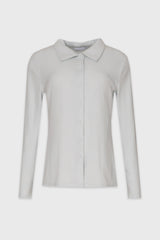 Blue Terry Polo Shirt