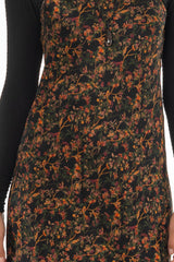Botanical Bloom Printed Slip Dress