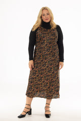 Botanical Bloom Printed Slip Dress