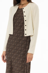 Brown Chevron Printed Slip Jumper