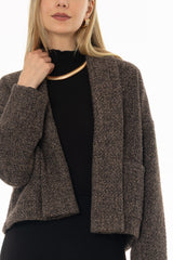 Brown Chunky Cardigan