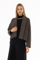 Brown Chunky Cardigan