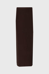 Brown Knit Maxi Skirt