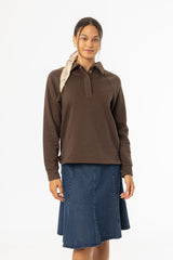 Brown Polo Sweatshirt