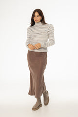 Brown Slip Skirt