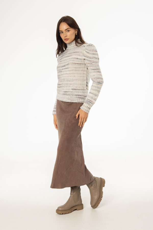 Brown Slip Skirt