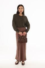 Brown Slip Skirt