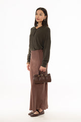 Brown Slip Skirt