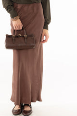 Brown Slip Skirt