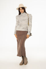 Brown Slip Skirt