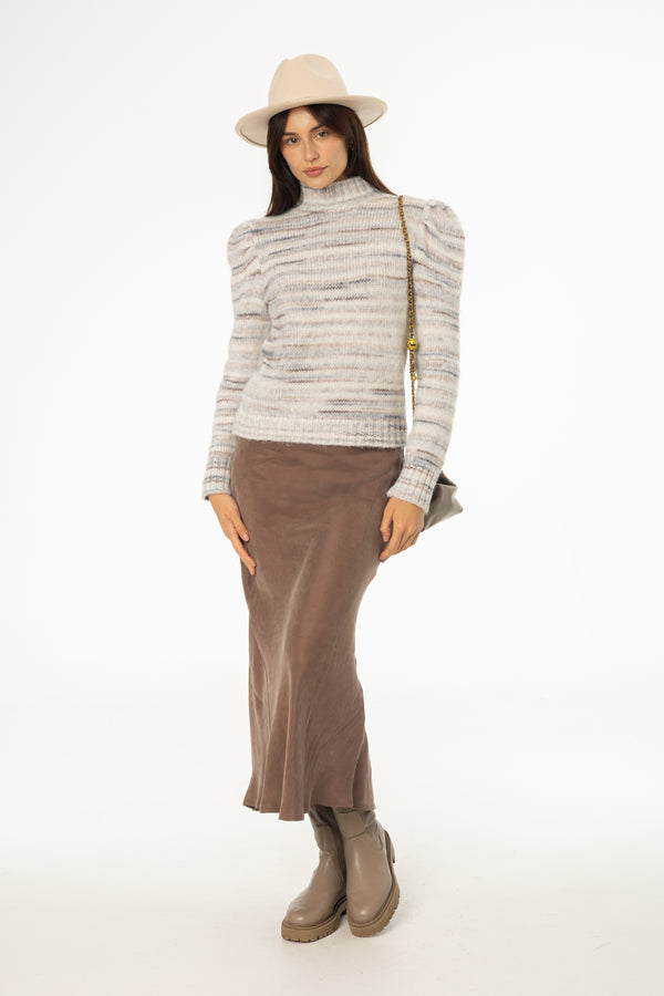 Brown Slip Skirt