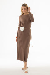 Brown Swing Maxi