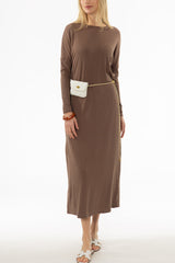 Brown Swing Maxi