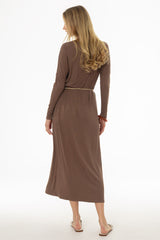 Brown Swing Maxi