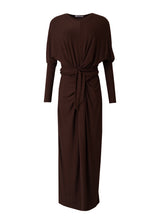 Brown Tie Wrap Maxi