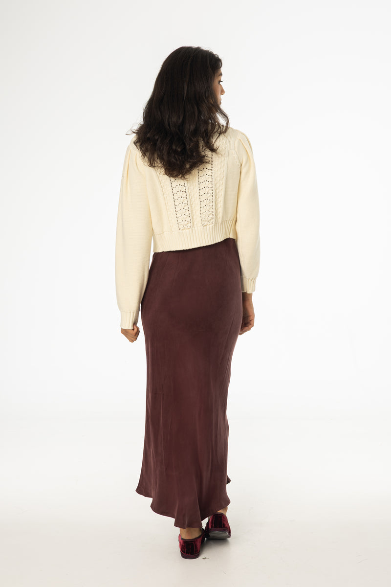Burgundy Slip Jumper