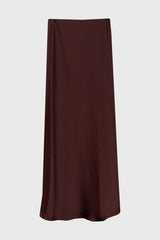 Burgundy Textured Slip Skirt