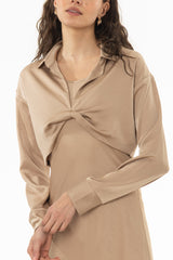 Champagne Twist Front Overlay