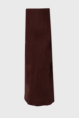 Burgundy Slip Skirt