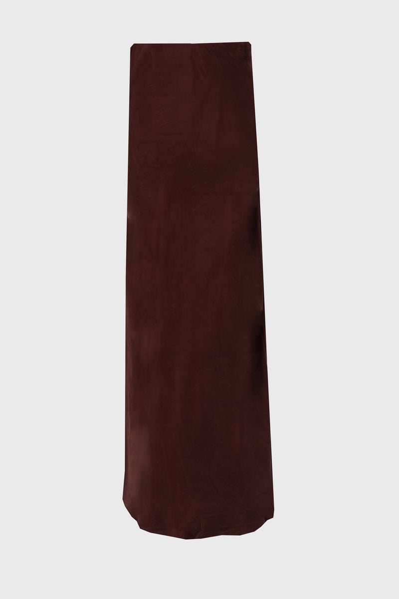 Burgundy Slip Skirt