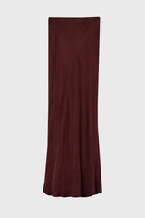 Cherry Lacquer Slip Skirt