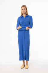 Cobalt Blue Cardi Maxi Dress