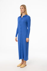 Cobalt Blue Cardi Maxi Dress